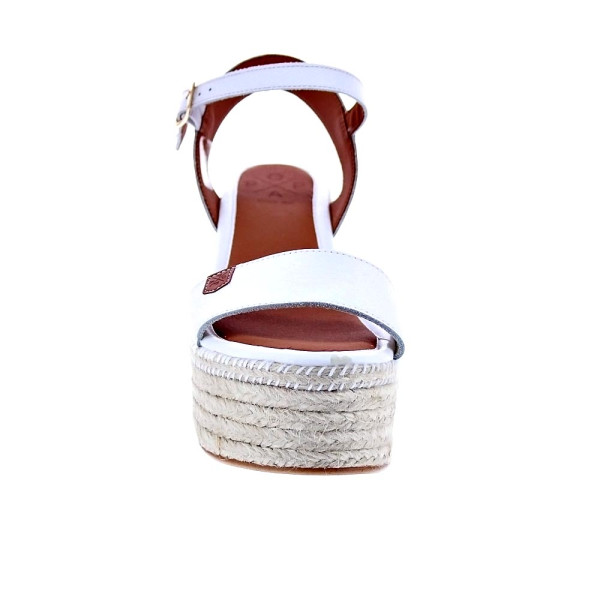 Sandalias Popa zapatos Mujer modelo Tofari Piel Blanco 