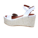 Sandalias Popa zapatos Mujer modelo Tofari Piel Blanco 