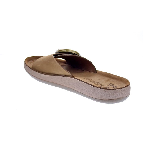 Sandalias Fantasy Sandals zapatos Mujer modelo Kiki Marrón Hebillas