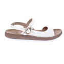 Sandalias Fantasy Sandals zapatos Mujer modelo Domna Blanco Hebillas