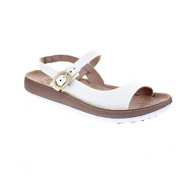 Sandalias Fantasy Sandals zapatos Mujer modelo Domna Blanco Hebillas