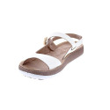 Sandalias Fantasy Sandals zapatos Mujer modelo Domna Blanco Hebillas