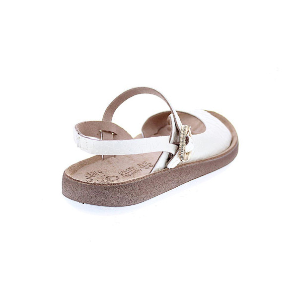 Sandalias Fantasy Sandals zapatos Mujer modelo Domna Blanco Hebillas