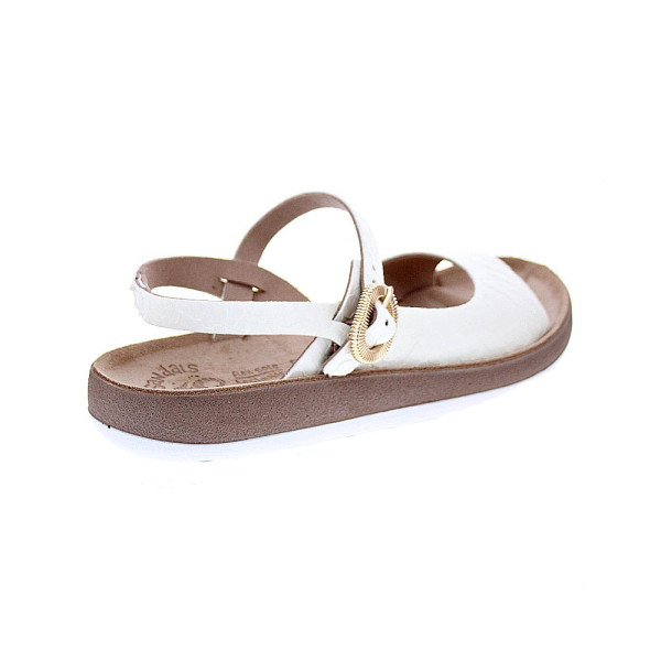 Sandalias Fantasy Sandals zapatos Mujer modelo Domna Blanco Hebillas
