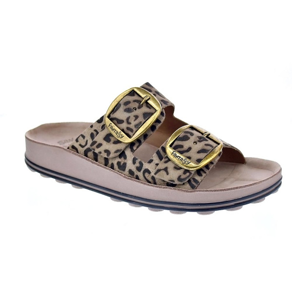 Sandalias Fantasy Sandals zapatos Mujer modelo Despoina Marrón 