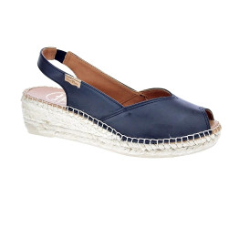 Alpargatas Toni Pons zapatos Mujer modelo Bernia Negro Elástico 2