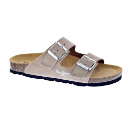 Sandalias Pepe Jeans zapatos Mujer modelo Oban Suede Beige  2
