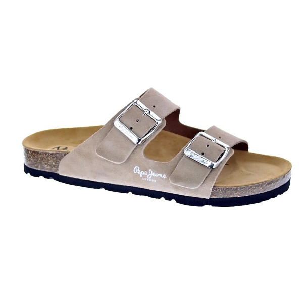 Sandalias Pepe Jeans zapatos Mujer modelo Oban Suede Beige 