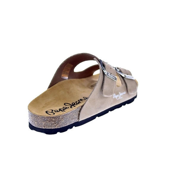 Sandalias Pepe Jeans zapatos Mujer modelo Oban Suede Beige 