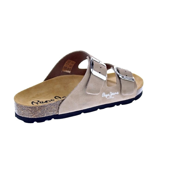 Sandalias Pepe Jeans zapatos Mujer modelo Oban Suede Beige 