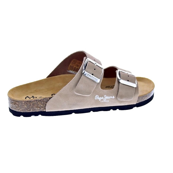 Sandalias Pepe Jeans zapatos Mujer modelo Oban Suede Beige 