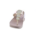 Sandalias FitFlop zapatos Mujer modelo Halo Bead Oro HJ1 C22 Beige 