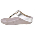 Sandalias FitFlop zapatos Mujer modelo Halo Bead Oro HJ1 C22 Beige 