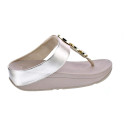 Sandalias FitFlop zapatos Mujer modelo Halo Bead Oro HJ1 C22 Beige 