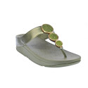 Sandalias FitFlop zapatos Mujer modelo Halo Bead Verde HJ1 C23 Oro 