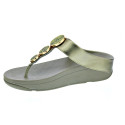 Sandalias FitFlop zapatos Mujer modelo Halo Bead Verde HJ1 C23 Oro 