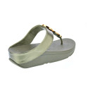 Sandalias FitFlop zapatos Mujer modelo Halo Bead Verde HJ1 C23 Oro 