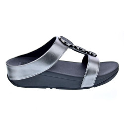 Sandalias FitFlop zapatos Mujer modelo Halo Bead Pewter hj2-b06 Plata 