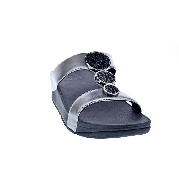 Sandalias FitFlop zapatos Mujer modelo Halo Bead Pewter hj2-b06 Plata 