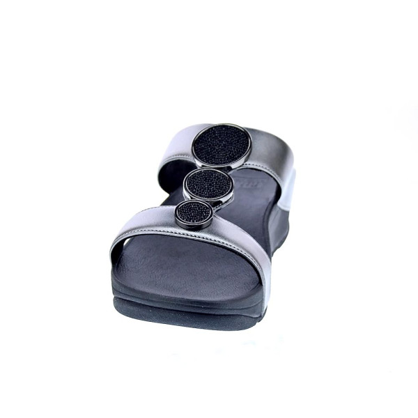 Sandalias FitFlop zapatos Mujer modelo Halo Bead Pewter hj2-b06 Plata 