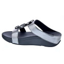 Sandalias FitFlop zapatos Mujer modelo Halo Bead Pewter hj2-b06 Plata 