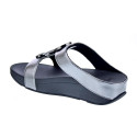 Sandalias FitFlop zapatos Mujer modelo Halo Bead Pewter hj2-b06 Plata 