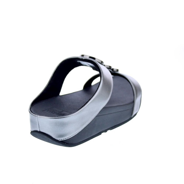 Sandalias FitFlop zapatos Mujer modelo Halo Bead Pewter hj2-b06 Plata 