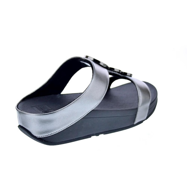 Sandalias FitFlop zapatos Mujer modelo Halo Bead Pewter hj2-b06 Plata 