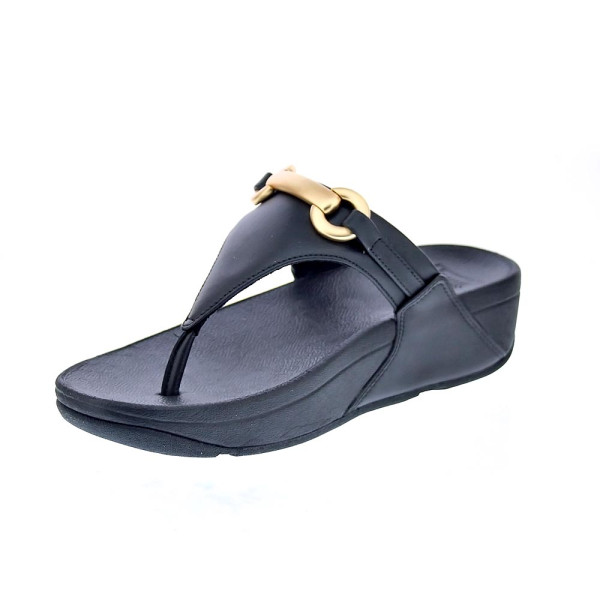Sandalias FitFlop zapatos Mujer modelo Lulu Chunky HY7 001 Negro Negro 