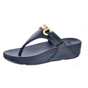 Sandalias FitFlop zapatos Mujer modelo Lulu Chunky HY7 001 Negro Negro 