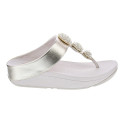Sandalias FitFlop zapatos Mujer modelo Fino Beadie Oro IU1 675 Oro 