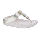 Sandalias FitFlop zapatos Mujer modelo Fino Beadie Oro IU1 675 Oro 