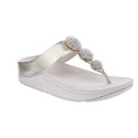 Sandalias FitFlop zapatos Mujer modelo Fino Beadie Oro IU1 675 Oro 