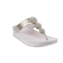 Sandalias FitFlop zapatos Mujer modelo Fino Beadie Oro IU1 675 Oro 