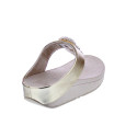 Sandalias FitFlop zapatos Mujer modelo Fino Beadie Oro IU1 675 Oro 
