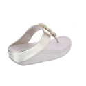Sandalias FitFlop zapatos Mujer modelo Fino Beadie Oro IU1 675 Oro 