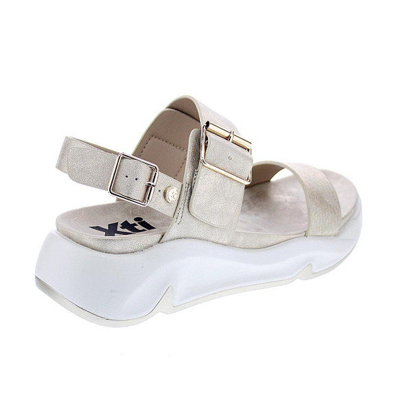 Sandalias Xti zapatos Mujer modelo 142738 Oro Hebillas
