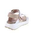 Sandalias Xti zapatos Mujer modelo 143874 Beige Velcro