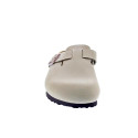 Zuecos Birkenstock zapatos Hombre modelo Boston Beige Hebillas