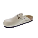 Zuecos Birkenstock zapatos Hombre modelo Boston Beige Hebillas