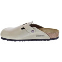 Zuecos Birkenstock zapatos Hombre modelo Boston Beige Hebillas