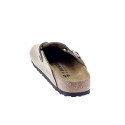 Zuecos Birkenstock zapatos Hombre modelo Boston Beige Hebillas