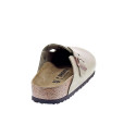 Zuecos Birkenstock zapatos Hombre modelo Boston Beige Hebillas