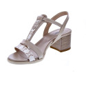 Sandalias Nero Giardini zapatos Mujer modelo E513433 Beige 