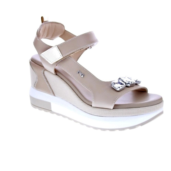 Sandalias Nero Giardini zapatos Mujer modelo E510685D Beige 
