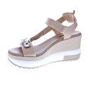 Sandalias Nero Giardini zapatos Mujer modelo E510685D Beige 
