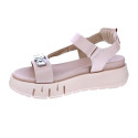 Sandalias Nero Giardini zapatos Mujer modelo E410707 Beige 