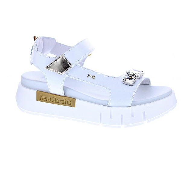 Sandalias Nero Giardini zapatos Mujer modelo E410707 Blanco 