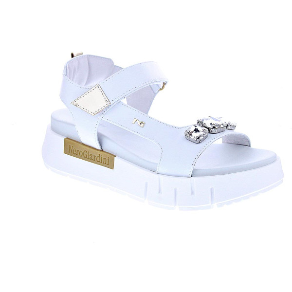 Sandalias Nero Giardini zapatos Mujer modelo E410707 Blanco 