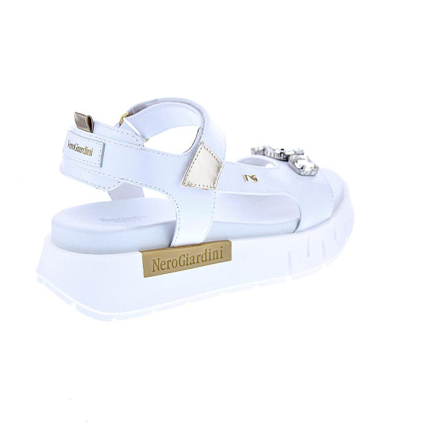 Sandalias Nero Giardini zapatos Mujer modelo E410707 Blanco 